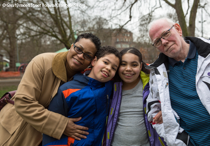 John und seine Familie