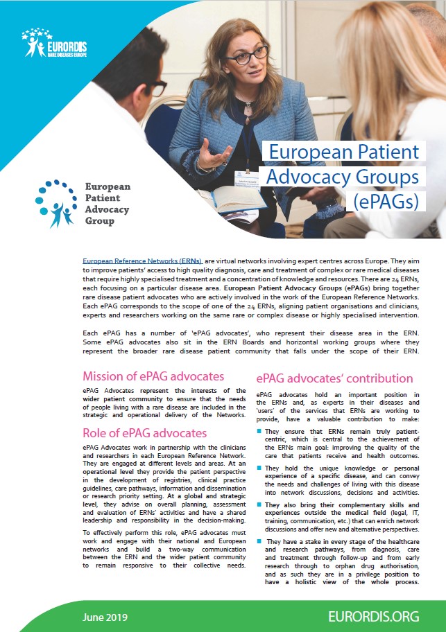 European Patient Advocacy Groups (ePAGs)