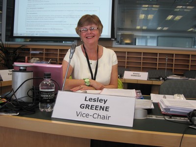 Lesley Green, Stellvertretende Vorsitzende